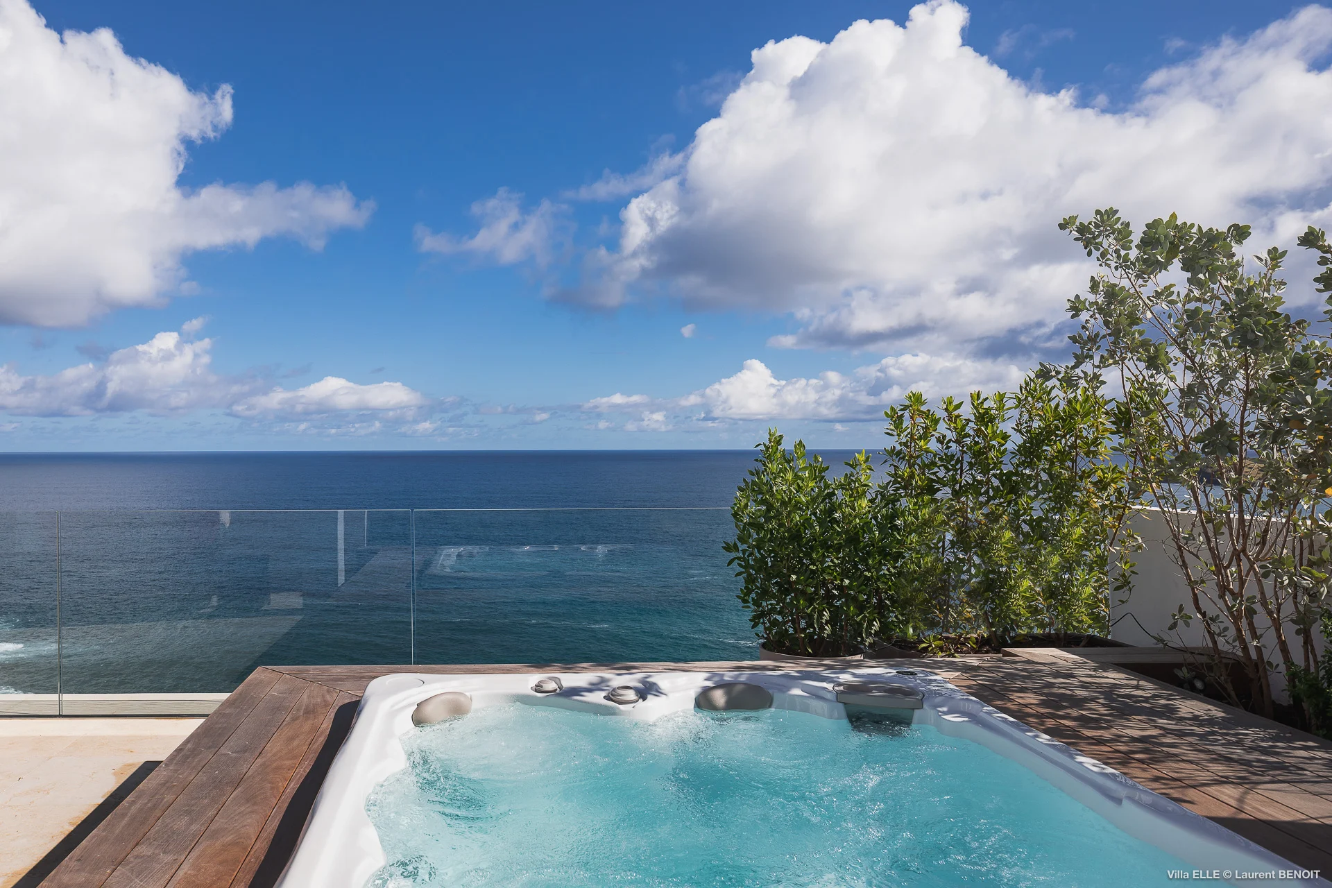Jacuzzi at Villa Elle in St Barts - St Barts luxury vacation rental
