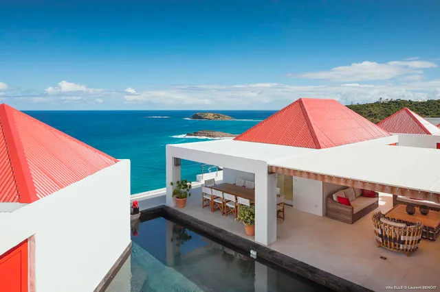Pool at Villa Elle in St Barts - St. Barts Villa Rental
