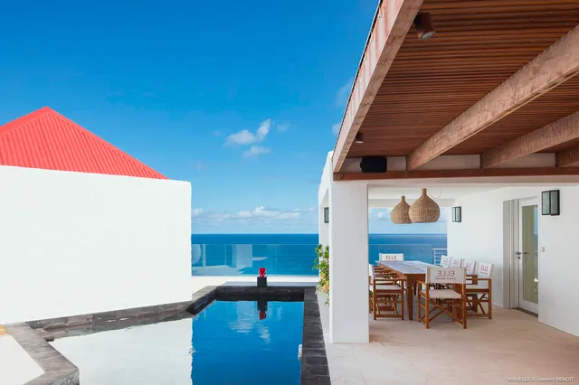 pool at Villa Elle in Pointe Milou - St. Barth Villa Rental