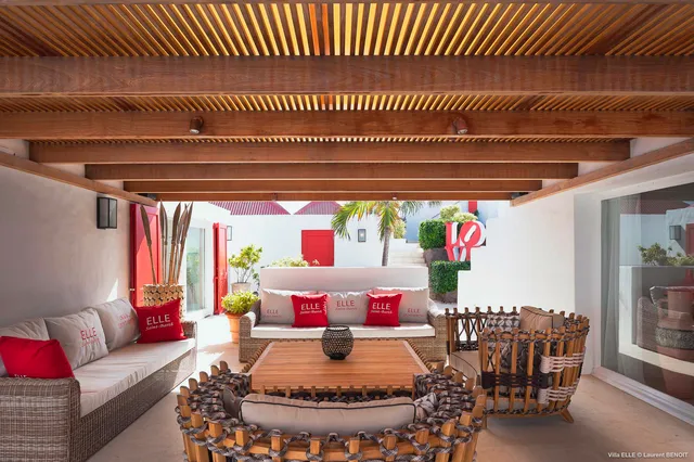 Terrace at Villa Elle in St Barts - St. Barth Villa Rental