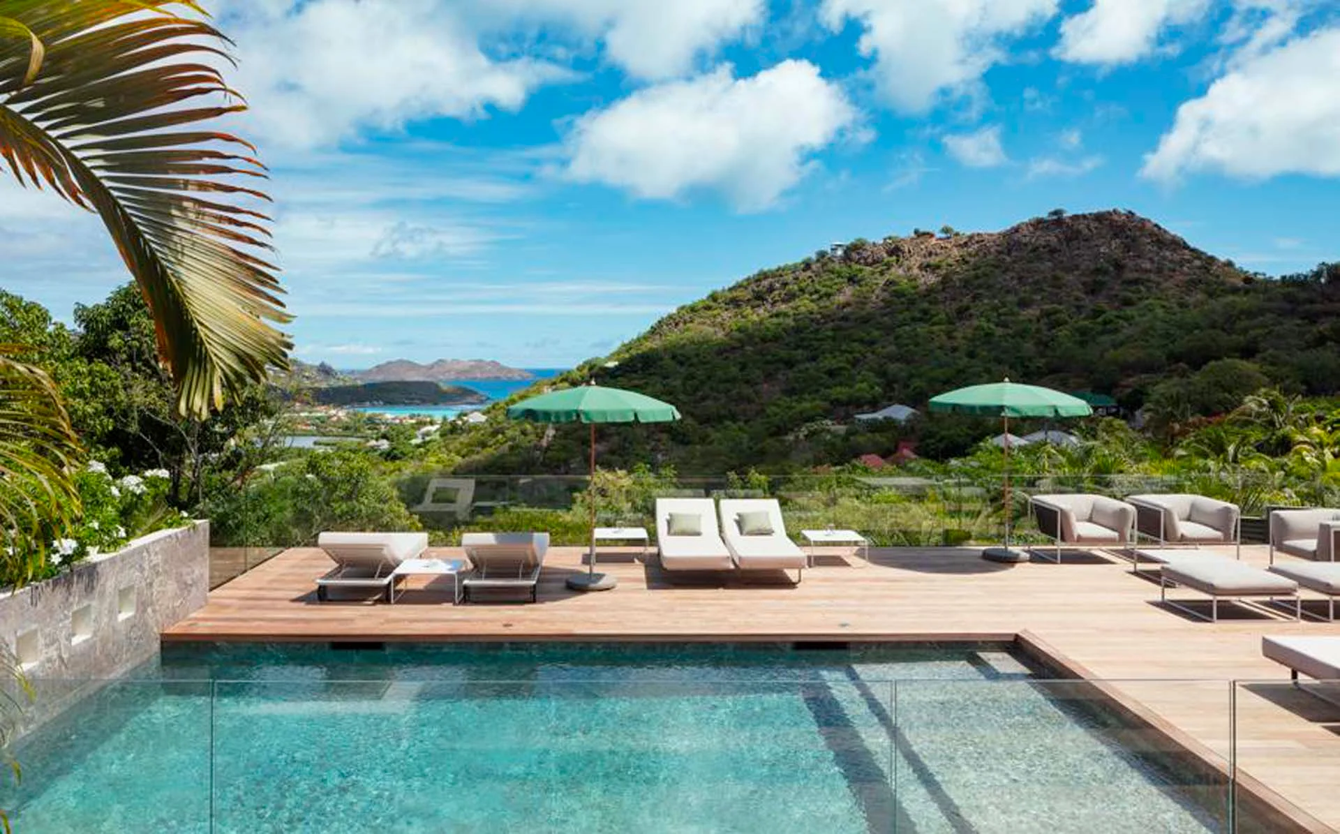 pool ocean view at Villa Emotion in St Barts - St Barts luxury vacation rental