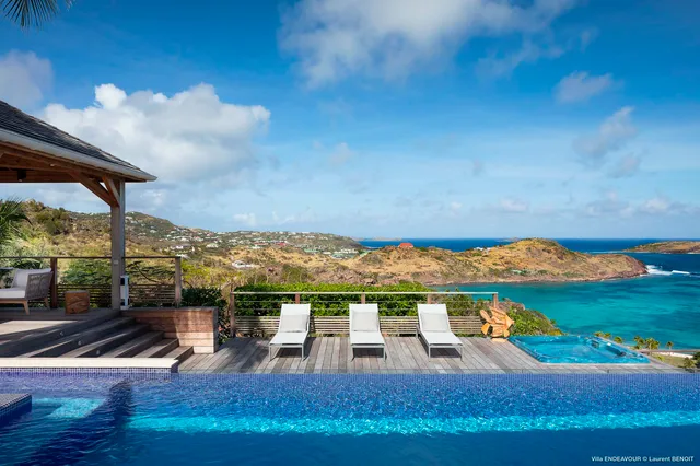 Pool at Villa Endeavour in St Barts - St. Barts Villa Rental