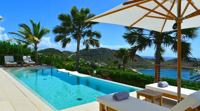 pool at Villa Enzuma in St Barts - St. Barth Villa Rental