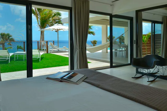 bedroom 02 view at Villa Enzuma in St Barts - St. Barts Villa Rental