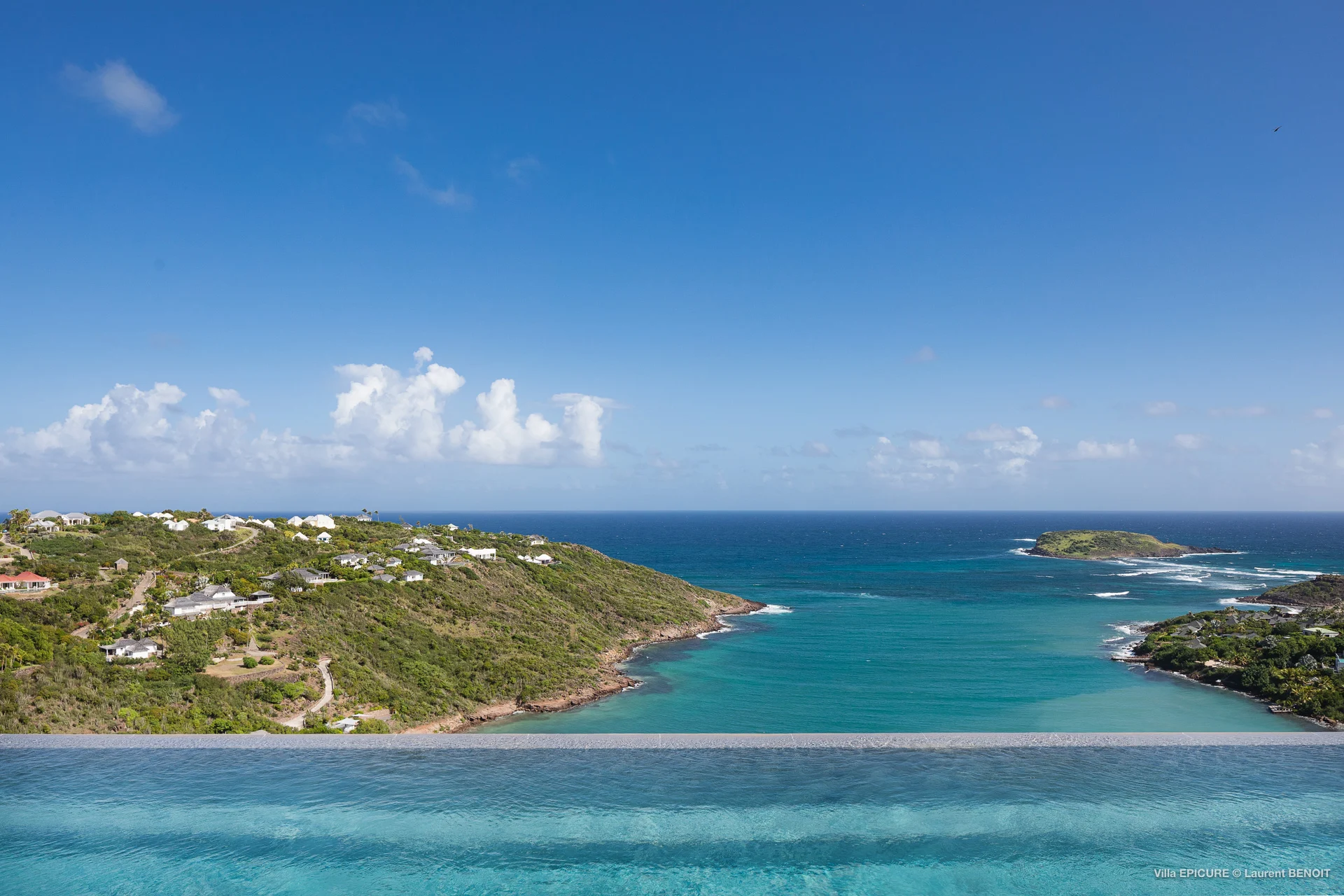 pool ocean view at Villa Epicure in St Barts - St Barts luxury vacation rental