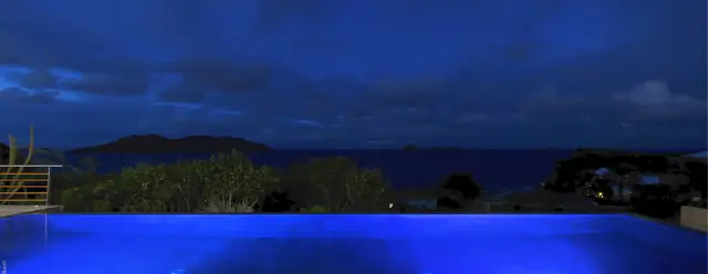 pool at Villa Eranos in Anse des Lezards - St. Barts Villa Rental