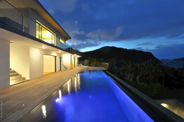 pool at Villa Eranos in St Barts - St. Barts Villa Rental