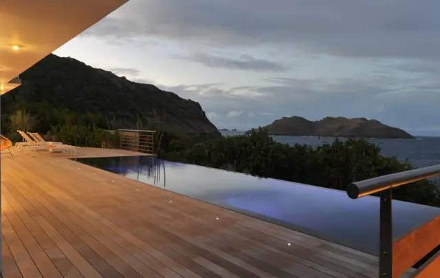 pool at Villa Eranos in St Barts - St. Barth Villa Rental