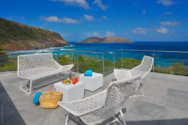 Terrace Lounge Area at Villa Eranos in St Barts - St Barts luxury vacation rental