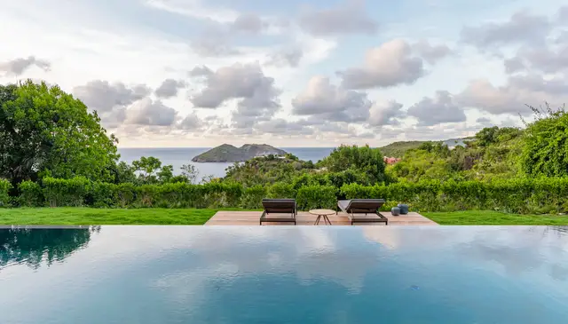 pool at Villa Eva in St Barts - St. Barth Villa Rental