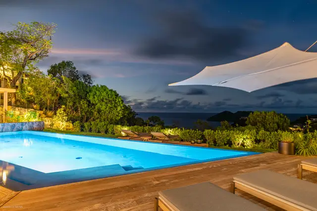 pool at Villa Eva in St Barts - St. Barts Villa Rental