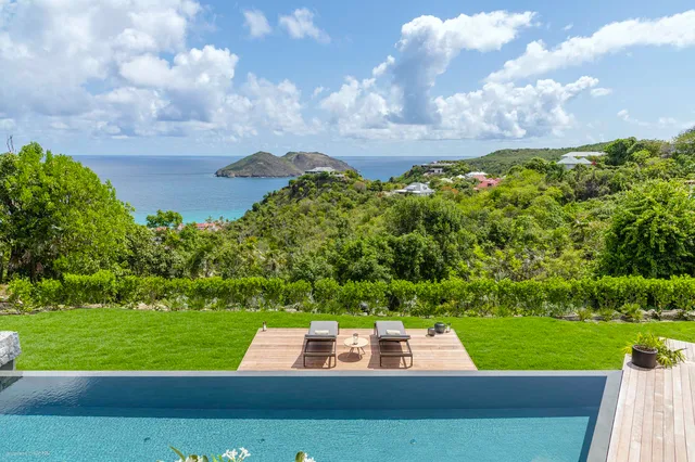 Pool view at Villa Eva in St Barts - St Barts luxury vacation rental