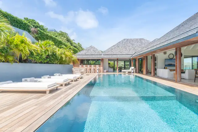 pool at Villa Firefly in St Barts - St. Barts Villa Rental