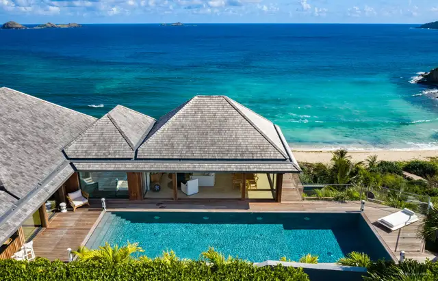 pool at Villa Firefly in St Barts - St. Barts Villa Rental