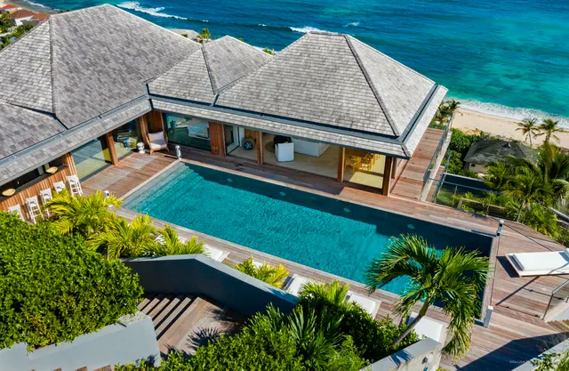 Pool at Villa Firefly in St Barts - St. Barts Villa Rental