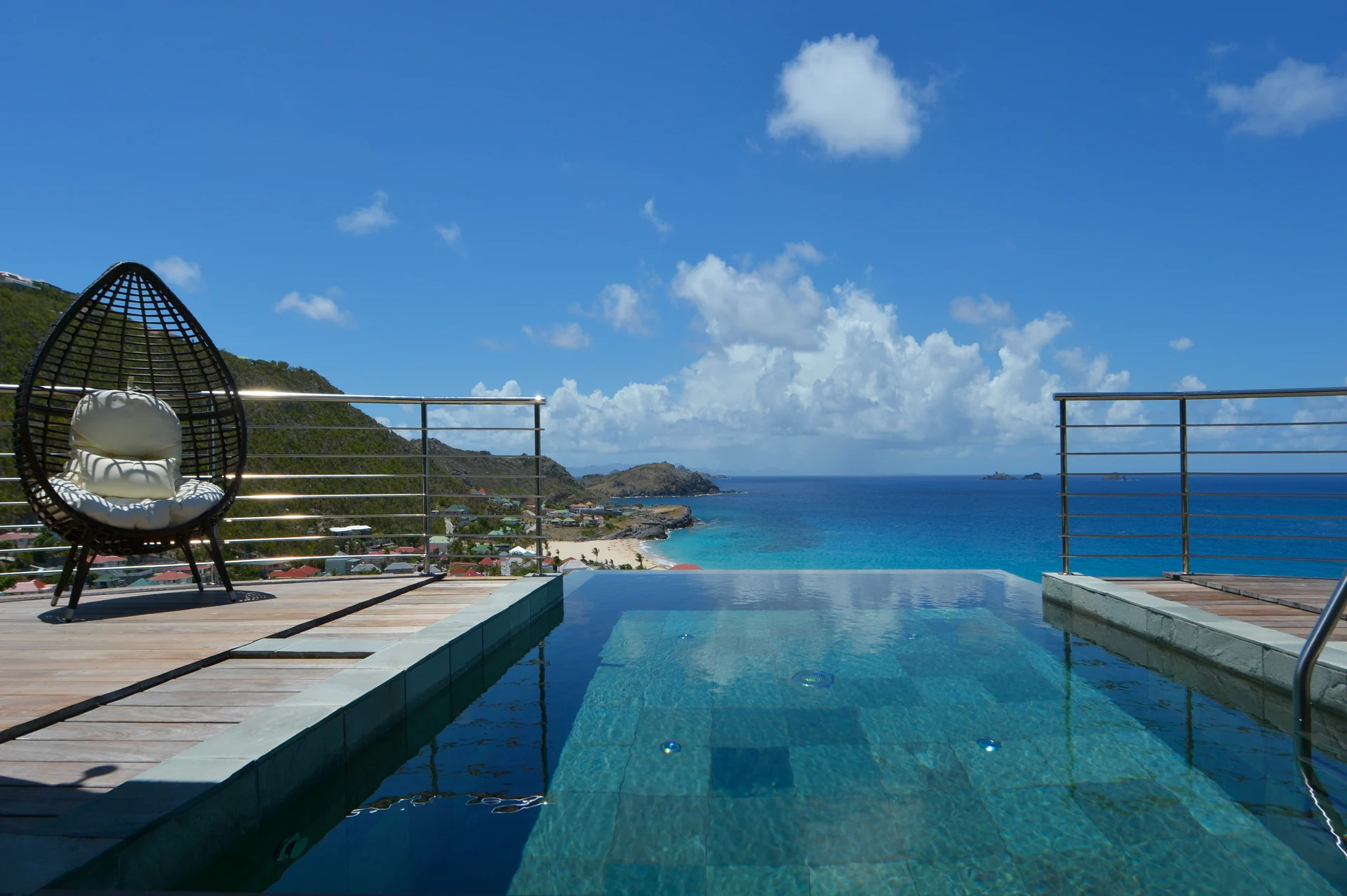 pool at Villa Flamands Bay in St Barts - St Barts luxury vacation rental
