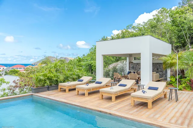 Escape - Terrace at Villa Flamands Escape in St Barts - St. Barts Villa Rental