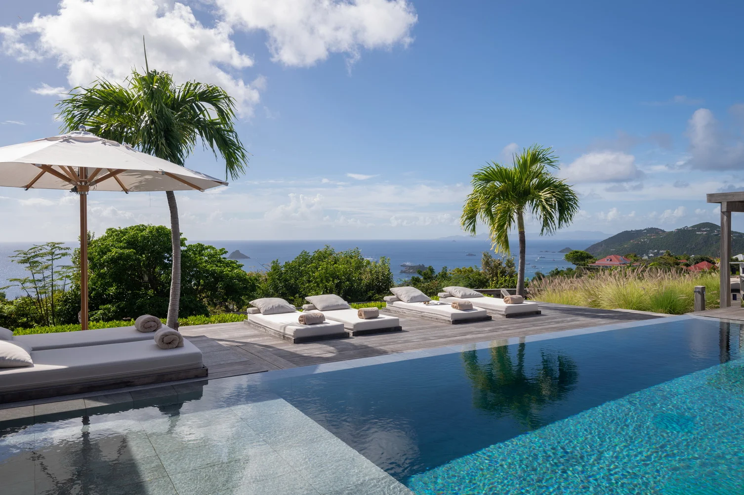 pool at Villa Floating Garden in St Barts - St Barts luxury vacation rental