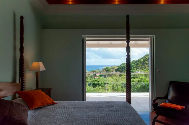bedroom2 ocean view at Villa Florence in St Barts - St. Barts Villa Rental
