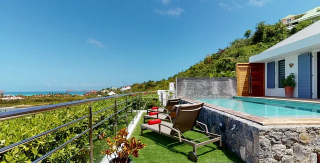 pool at Villa Fun and Sun in St Barts - St. Barth Villa Rental