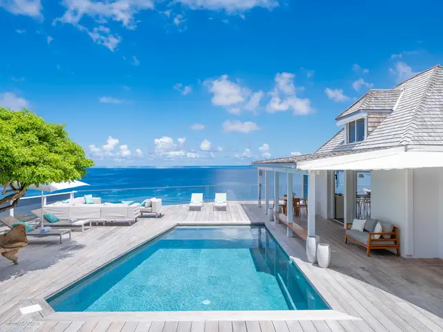 pool at Villa Gaillac in St Barts - St. Barts Villa Rental