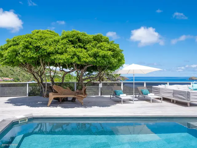 pool at Villa Gaillac in St Barts - St. Barts Villa Rental