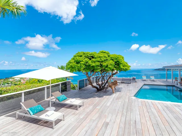 Pool at Villa Gaillac in St Barts - St. Barts Villa Rental