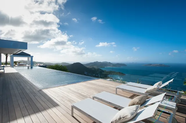 pool at Villa Ginger in St Barts - St. Barts Villa Rental