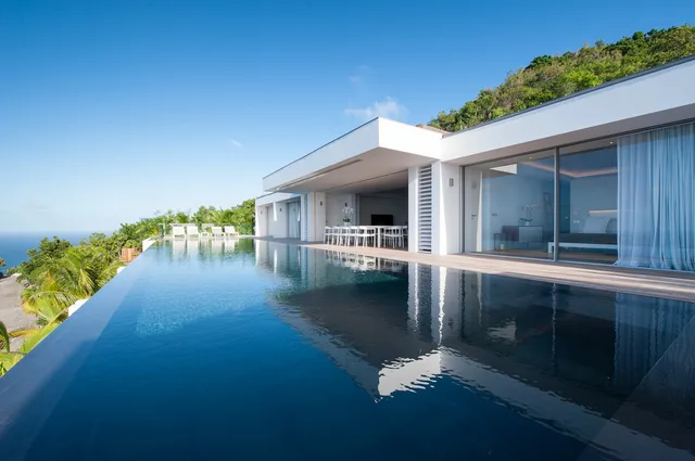 pool at Villa Ginger in St Barts - St. Barts Villa Rental