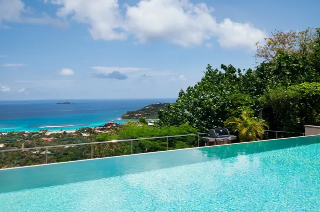 pool at Villa Globe Trotter in St Barts - St. Barts Villa Rental