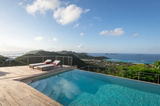 pool at Villa Globe Trotter in St Barts - St. Barth Villa Rental
