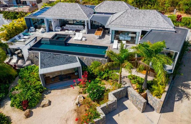 Palm - General View at Villa Golden Palm in St Barts - St. Barts Villa Rental