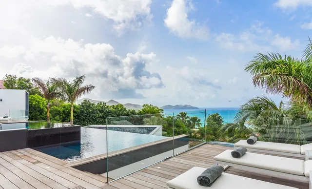 pool at Villa Golden Palm in St Barts - St. Barts Villa Rental