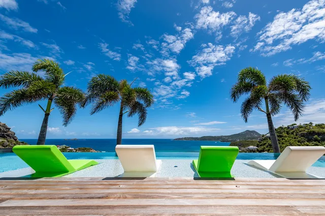pool at Villa Grace in St Barts - St. Barts Villa Rental