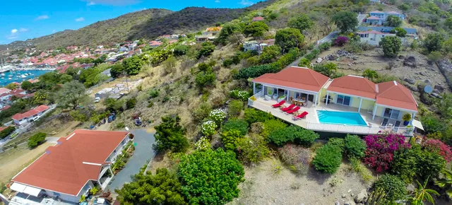 Galets aerial view 02 at Villa Grands Galets in St Barts - St. Barth Villa Rental