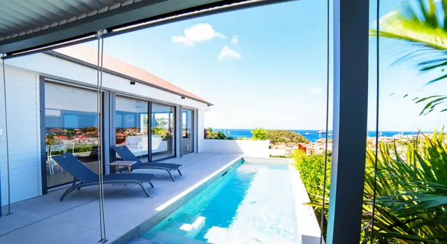 pool at Villa Grenadine in St Barts - St. Barts Villa Rental