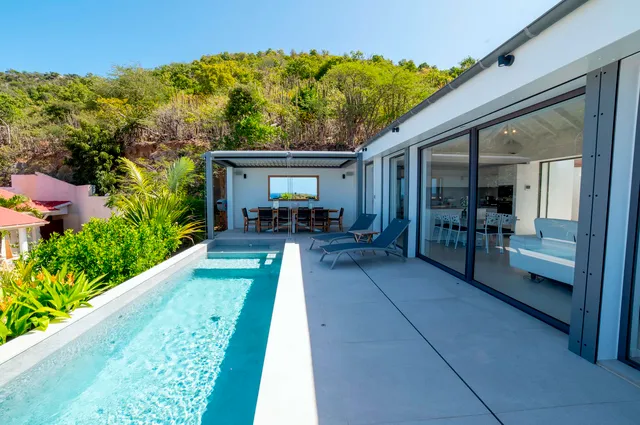 Pool at Villa Grenadine in St Barts - St. Barth Villa Rental