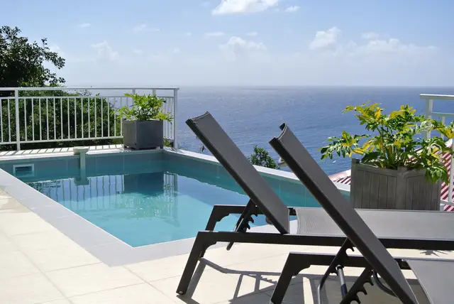 pool at Villa Gros Ilets in St Barts - St. Barts Villa Rental