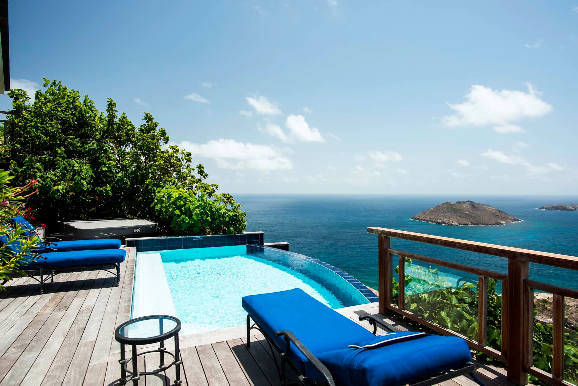 Maison pool ocean view at Villa Haute Maison in St Barts - St Barts luxury vacation rental