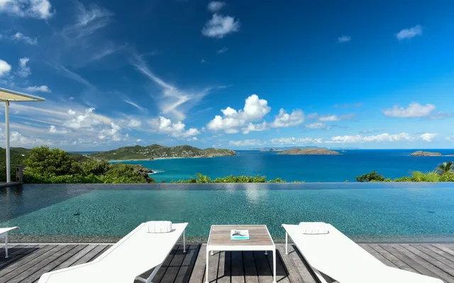 pool at Villa Hill House in St Barts - St Barts luxury vacation rental