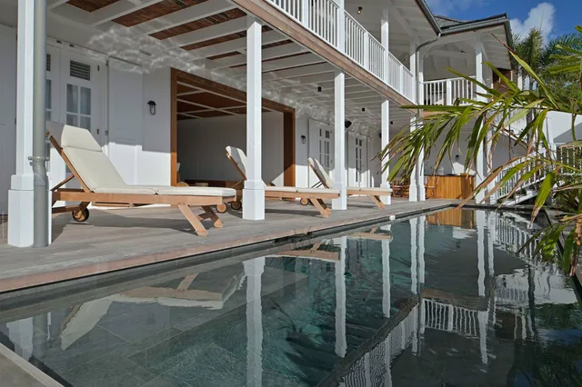 Pool at Villa Hippocampe in St Barts - St. Barth Villa Rental