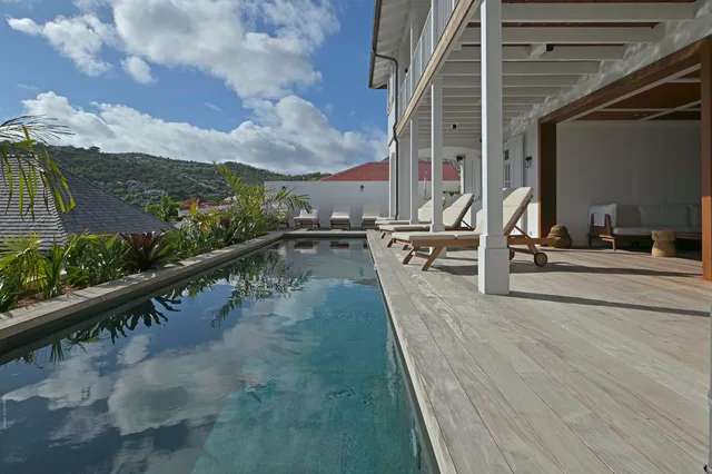 Pool at Villa Hippocampe in St Barts - St Barts luxury vacation rental