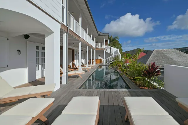 Pool at Villa Hippocampe in St Barts - St. Barts Villa Rental