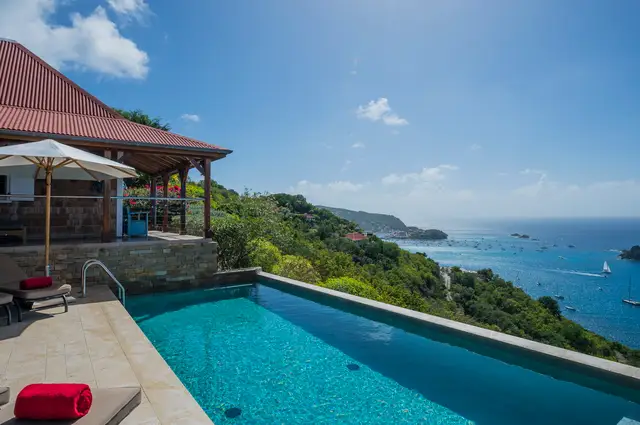 pool at Villa Hurakan in St Barts - St. Barts Villa Rental