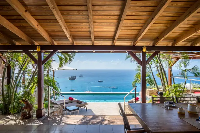 pool at Villa Hurakan in St Barts - St. Barth Villa Rental