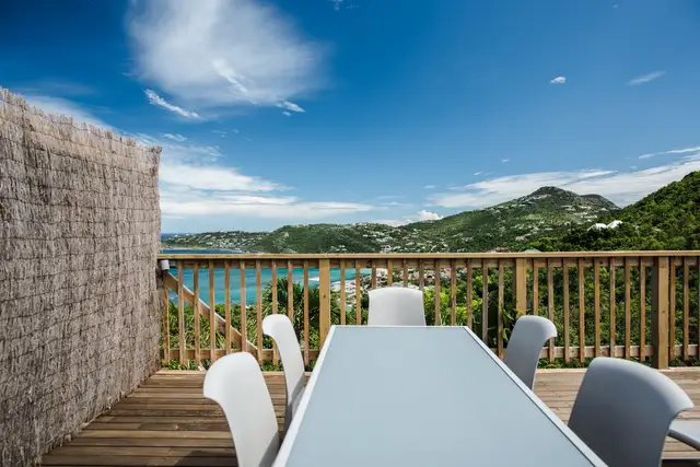 terrace at Villa Idalia in St Barts - St Barts luxury vacation rental