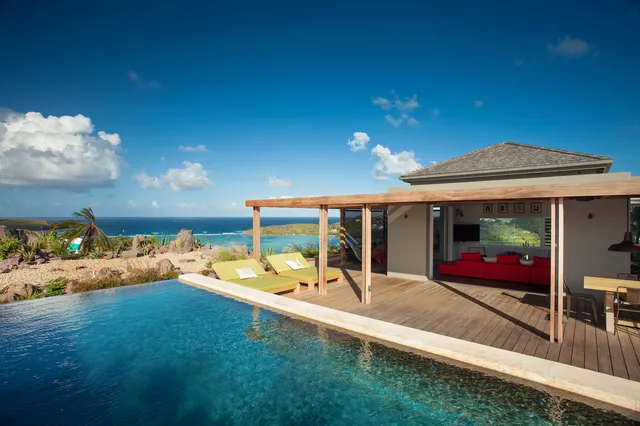 pool at Villa Imagine in St Barts - St. Barts Villa Rental