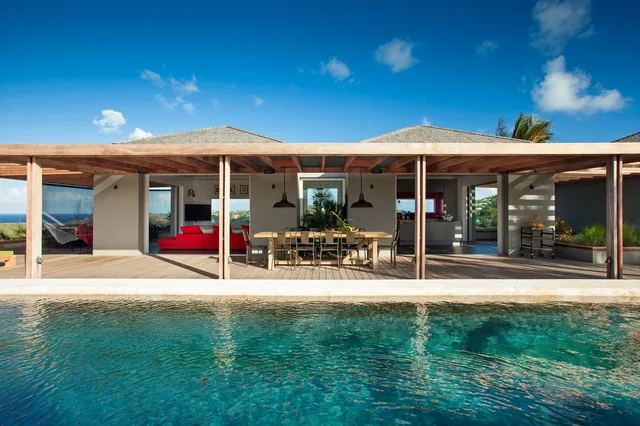 pool at Villa Imagine in St Barts - St. Barth Villa Rental