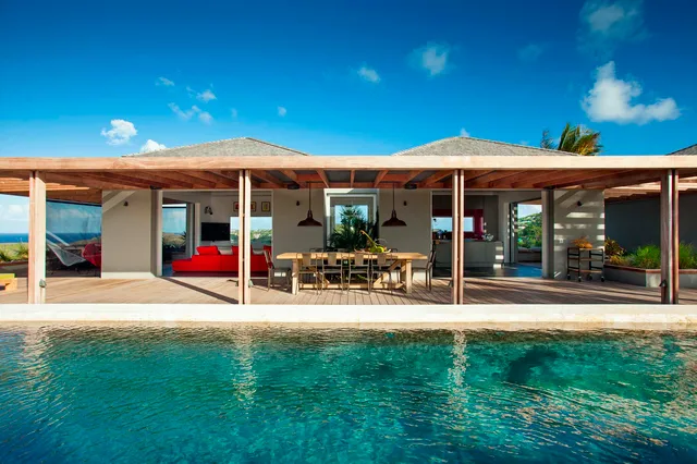 Pool at Villa Imagine in St Barts - St. Barts Villa Rental