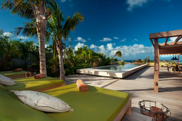 Terrace at Villa Imagine in St Barts - St. Barts Villa Rental